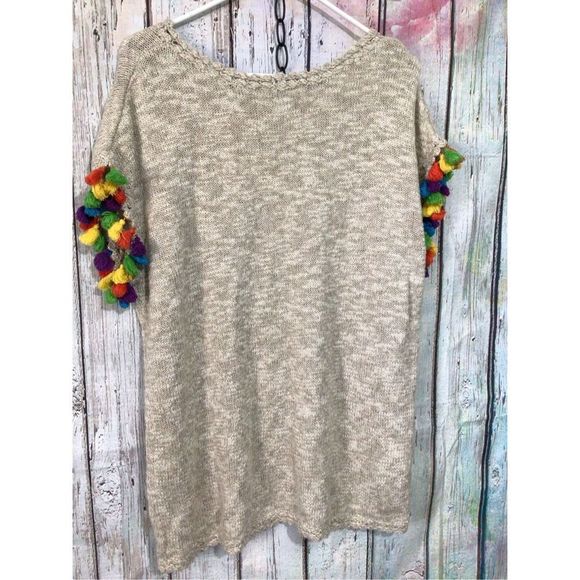Soft Surroundings Size Small Sweater Tassel Sleeves 🌸🌺 - Picture 7 of 12
